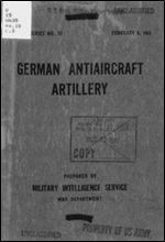 German Antiaircraft Artillery
